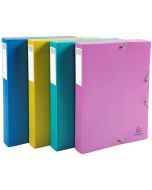 Photo Boîte de classement en PP - Dos 40 mm - Assortiment EXACOMPTA Forever Young