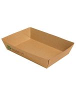 Photo Barquette pour snack - 160 x 110 x 40 mm PAP STAR Pure