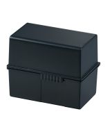 Photo Boite pour fiches en plastique - Format A7 - Noir : HAN 977-13 