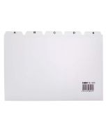 Photo Jeu de 25 Intercalaires alphabétiques en plastique - 210 x 155 mm - A5 : HAN 985