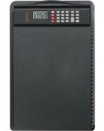 ALASSIO : Porte-bloc A4 avec calculatrice - Noir 85