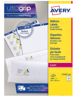 Photo Étiquettes adresses - 99,1 x 38,1 mm Lot de 3500 AVERY L7163-250.FR