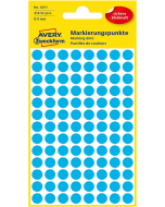 Photo Pastilles adhésives - 8 mm - Bleu AVERY