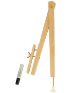 Photo Compas en bois pour tableau blanc - Avec ventouse WONDAY