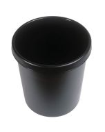 Photo Corbeille à papier 30 litres - Noir : HELIT H6106195