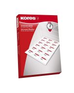 Photo Étiquettes rondes - Blanc - Diamètre 40 mm : KORES