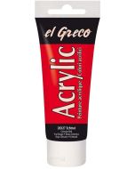 Peinture acrylique EL Greco - 75 ml - Rouge KREUL tube