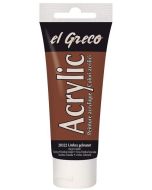 Peinture acrylique EL Greco - 75 ml - Terre d'ombre brûlée KREUL  tube