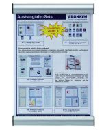 Photo Plaque de porte A4 - Argent : FRANKEN BS0605