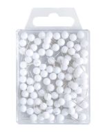 Photo Boîte de 100 épingles de signalisation Blanc WEDO 56100 Affichage