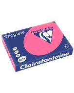 Ramette de papier de 250 feuilles A4 120g - Rose Fuchsia : CLAIREFONTAINE Trophée Visuel