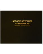 Livre de police obligatoire pour antiquaires brocante 1413 ELVE