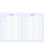 ELVE : Registre toilé de 200 pages - Enregistrement du courrier - Arrivée 520