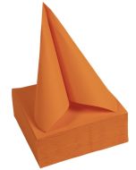 Serviettes de table Cocktail - 200 x 200 mm - Orange : PRO NAPPE Lot de 50 orange