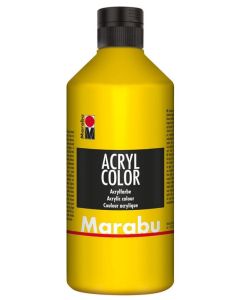 Peinture Acrylique - 500 ml - Jaune MARABU Acryl Color