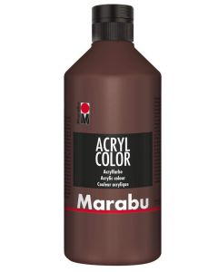 Peinture Acrylique - 500 ml - Brun moyen MARABU Acryl Color