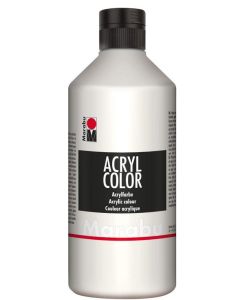Peinture Acrylique - 500 ml - Argent MARABU Acryl Color