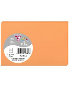 Carte en papier - 82 x 128 mm - Clémentine : POLLEN Lot de 25 Visuel