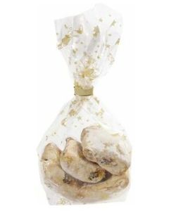 Sachet de Noël transparent avec fond - 95 x 160 mm FOLIA Photo