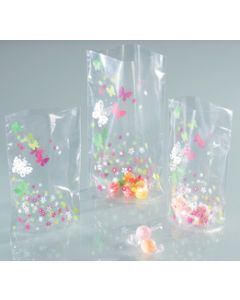 Sachet transparent - Imprimé Printemps - 115 x 190 mm FOLIA