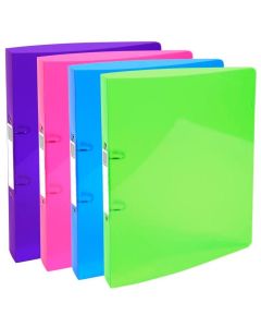 Classeur semi-rigide - 2 anneaux de 30 mm - Assortiment EXACOMPTA Iderama Image