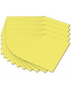 Carton de Bricolage A4 - Jaune citron - 300 g/m² : FOLIA Lot de 50 Visuel
