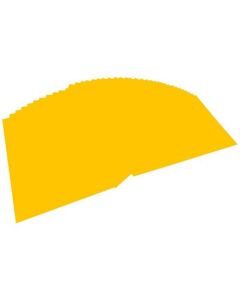 Carton de Bricolage 700 x 1000 mm - Jaune Doré - 300 g/m² FOLIA Lot de 10
