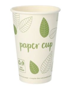 Gobelet en carton - 0,3 L : PAP STAR Pure ZERO  Lot de 50