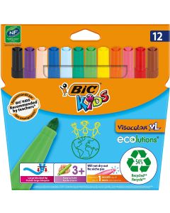 Etui de 12 feutres - Visacolor XL - Assortiment : BIC KIDS Modèle
