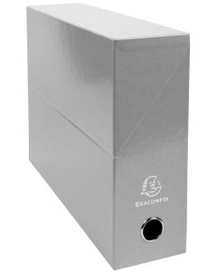 EXACOMPTA : Boîtes de classement gris Iderama - Dos 90 mm 89937E