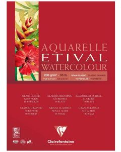 Bloc aquarelle - A4 - 210 x 297 mm : CLAIREFONTAINE Etival image