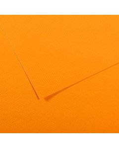 Feuille de papier dessin Mi-teintes - Jaune Orange - 500 x 650 mm : CANSON Image