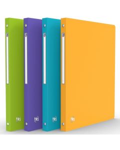 Classeur souple - 4 anneaux de 20 mm - Assortiment Style : OXFORD Memphis Photo