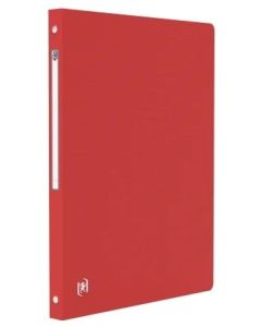 Classeur souple - 4 anneaux de 20 mm - Rouge : OXFORD Memphis Image