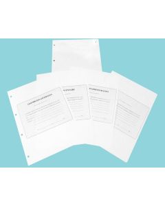 Recharge pour reliure juridique - 100 feuillets - 11014 ELVE