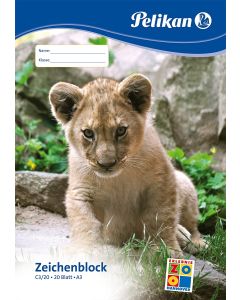 PELIKAN : Bloc à dessin de 20 feuilles - A3 Photo