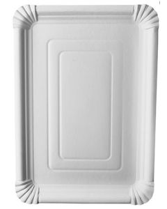Assiette jetable en carton - 240 x 330 mm PAP STAR Pure
