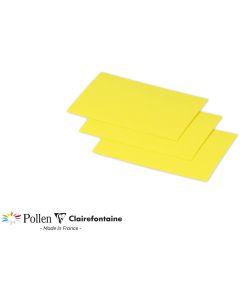 Photo POLLEN : Carte de papier Jaune - Format 70 x 95 mm 1223C