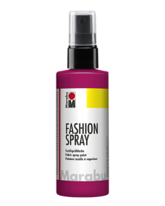 Photo MARABU : Peinture à vaporiser pour textile clair - Rose framboise 17190050005