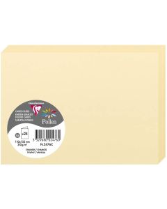 Photo Cartes double en papier - 110 x 155 mm C6 - Chamois - CLAIREFONTAINE Pollen