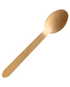 Cuillères jetables en bois NATURE STAR Image