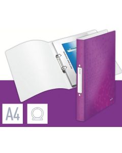 Photo Classeur souple à 2 anneaux - Dos de 32 mm - Violet LEITZ WOW