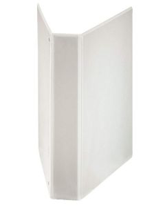 Photo Classeur personnalisable avec 3 Pochettes - Blanc - 4 anneaux de 40 mm : ESSELTE