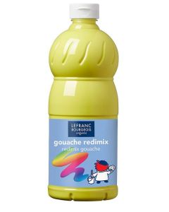 Photo Gouache liquide Jaune citron - 1000 ml LEFRANC