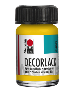 Photo MARABU : Vernis acrylique - Decorlack - 15 ml - Jaune moyen
