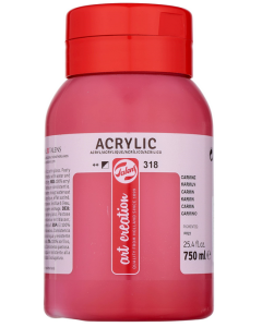 Photo ROYAL TALENS : Peinture acrylique ArtCréation - Carmin - 750 ml