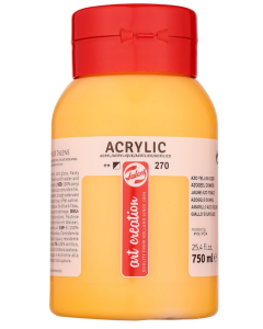 Photo ROYAL TALENS : Peinture acrylique ArtCréation - Jaune azo foncé - 750 ml