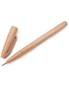 Stylo feutre Sign Pen SES15 - Brun : PENTEL ARTS