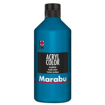 Peinture Acrylique - 500 ml - Cyan MARABU Acryl Color