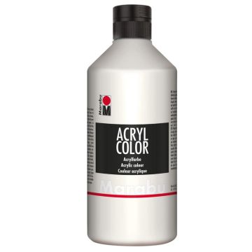 Peinture Acrylique - 500 ml - Blanc MARABU Acryl Color